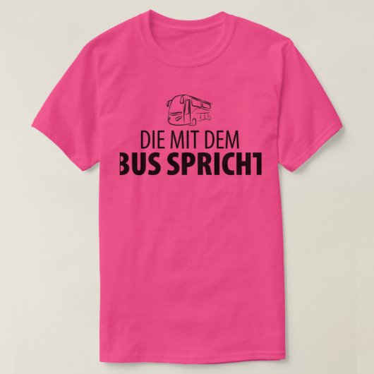 buschauffeur t-shirt (Design voorkant)