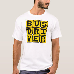 Buschauffeur, Vervoersberoep T-shirt