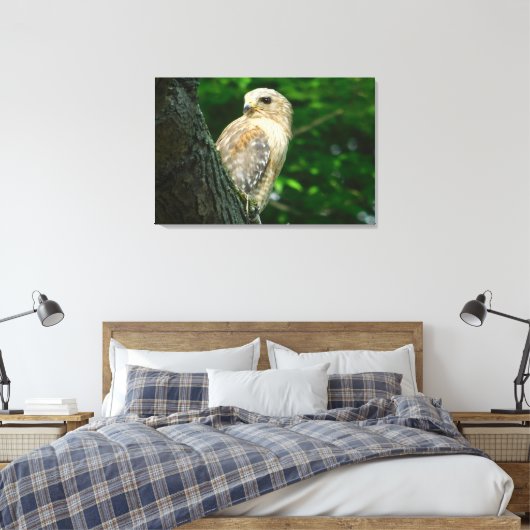 Buse à épaulettes rouge Enveloppée toile Imprimer (Insitu(Chambre))