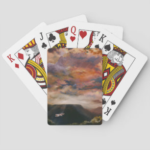 Buse à queue rouge Conçue Cartes de Jeu Classique