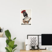 Buse à queue rouge par Audubon Poster (Bureau à domicile)
