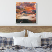 Buse à queue rousse sur toile enveloppée de mesas (Insitu(Chambre))