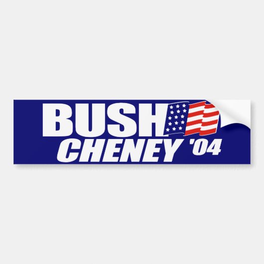 Bush Cheney 2004 bumpersticker (Voorkant)