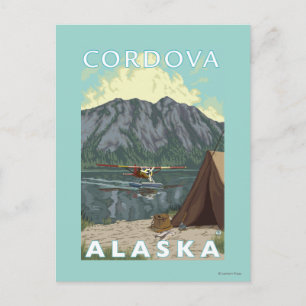 Bush Plane & Fishing - Cordova, Alaska Briefkaart