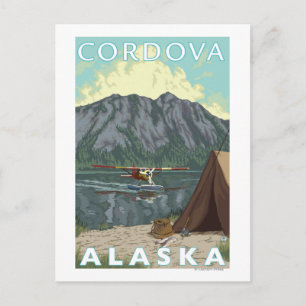 Bush Plane & Fishing - Cordova, Alaska Briefkaart