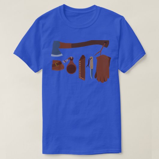 Bushcraft Kit Survival Prepping Camping T-shirt (Design voorkant)