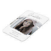 BushCute Calligraphy Afstuderen Pre-K Foto Magneet (Linkerzijde)