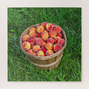 Bushel Basket of Fresh Peaches - 676 stuks Legpuzzel