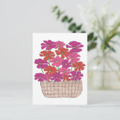 Bushel van Bright Cosmos Briefkaart (Staand voorkant)