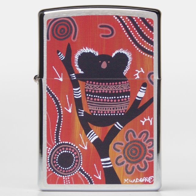 Bushfire Koala Zippo aansteker (Voorkant)