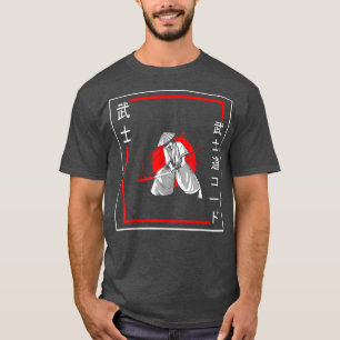 Bushido Code Samurai Calligrafie Japanse Vintage T-shirt