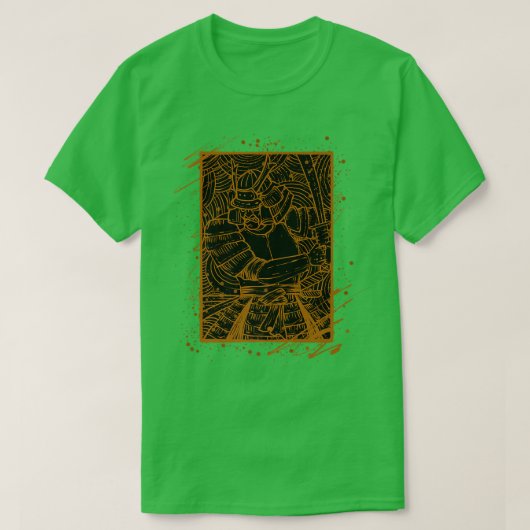 Bushido Code Samurai Japan195 T-shirt (Design voorkant)