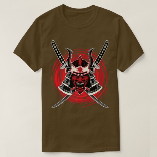 Bushido Code Samurai Katana Premium T-Shirt Copy C (Design voorkant)
