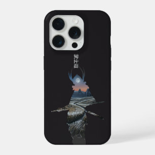 Bushido Japanse krijger dubbele belichtingskunst iPhone 15 Pro Hoesje