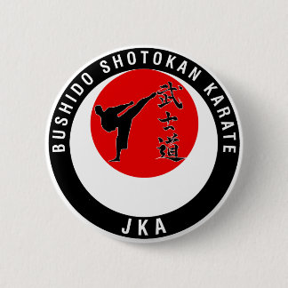 Bushido Logo Brand Ronde Button 5,7 Cm