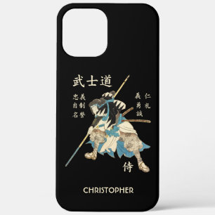 Bushido Samurai Acht virtualiseert de Japanse taal iPhone 12 Pro Max Hoesje