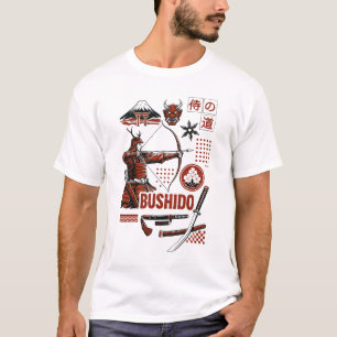 Bushido – Samurai Boogschutter Japanse Krijgerskun T-shirt