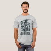 Bushido Soul - Samurai Spirit Warrior T-Shirt | (Devant entier)