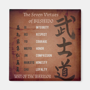 BUSHIDO VIRTUES MAGNEET