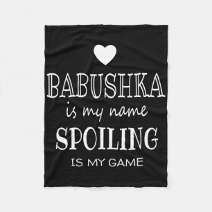 Bushka is mijn naam Grappig Graphic voor Bushka Om Fleece Deken