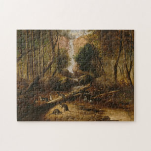 Bushland Landschap door John Skinner Prout Legpuzzel