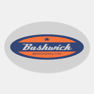 Bushwick Ovale Sticker