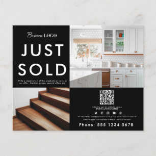 Business 2 Promotie Foto QR Code Business Logo Flyer