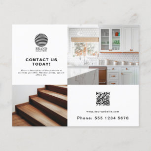 Business 2 Promotie Foto QR Code Business Logo Flyer