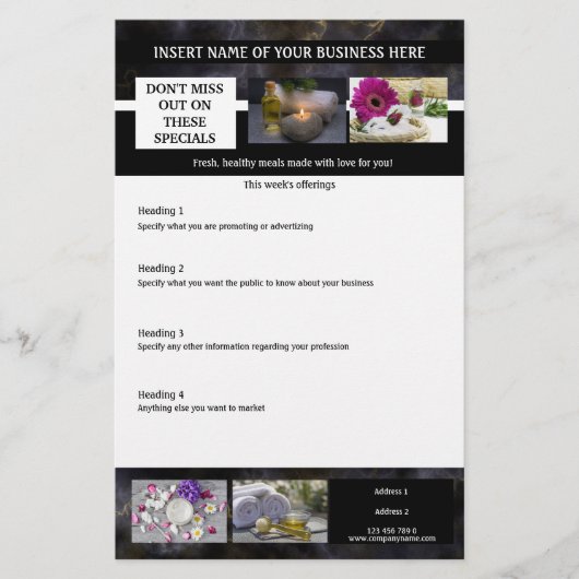 Business 6-foto Papixel-brochure Flyer (Voorkant)