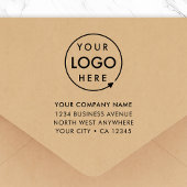 Business Address Rubber Stamp | Logo Branded Rubberstempel