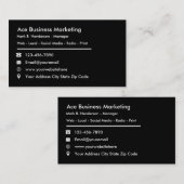 Business Adverteren Services Visitekaartje (Voorkant / Achterkant)