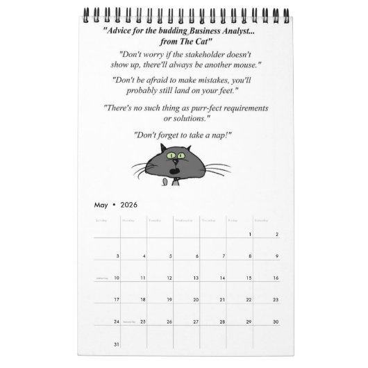 Business Analyst - Agenda Kalender (Mei 2026)