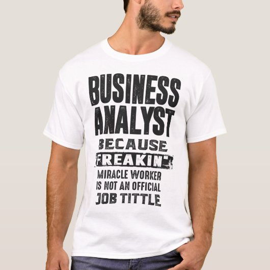 Business Analyst T-shirt (Voorkant)