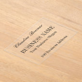 Business Artist Crafter Kleine Betaalbare Acryl Acryl Uitnodigingen (Laagn)