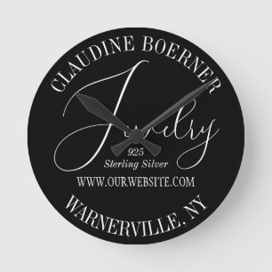 Business Artist Crafter Show Shop Wandklok Ronde Klok