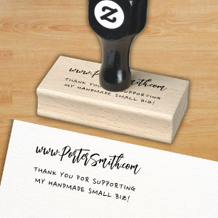 Business Bedankt Professioneel Rubberstempel