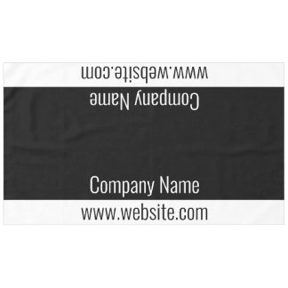 Business Black and White Text Sjabloon Tafelkleed