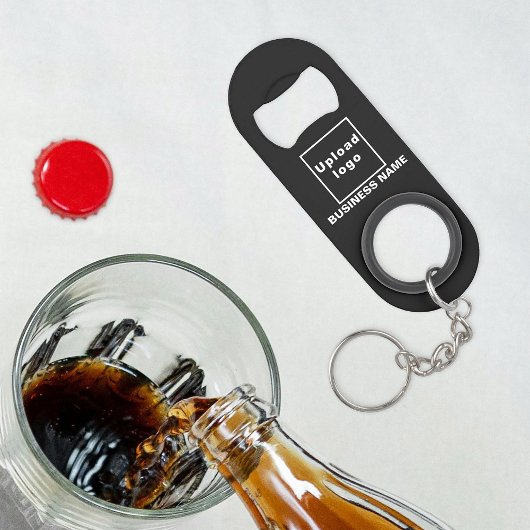 Business Black Sleutelhanger en Bottle Open Mini Flessenopener