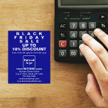 Business Black Vendredi Vente sur Blue Flyer<br><div class="desc">Circulaire personnalisable avec Black Friday Sale, votre nom d'entreprise et d'autres informations de votre entreprise, un matériel marketing que vous pouvez utiliser pour attirer plus de clients. Customisez-le et distribuez-le afin d'attirer plus de clients pour acheter vos produits ou clients pour aimer vos services. Les couleurs design sont des textes...</div>