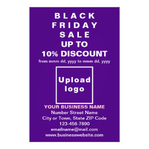 Business Black Vendredi Vente sur papier photo vio