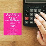 Business Black Vendredi Vente sur papier rose<br><div class="desc">Circulaire personnalisable avec Black Friday Sale, votre nom d'entreprise et d'autres informations de votre entreprise, un matériel marketing que vous pouvez utiliser pour attirer plus de clients. Customisez-le et distribuez-le afin d'attirer plus de clients pour acheter vos produits ou clients pour aimer vos services. Les couleurs design sont des textes...</div>