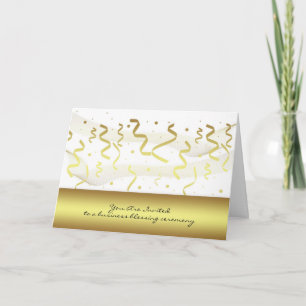 Business Blessing Invitation Kaart - U bent uitgen