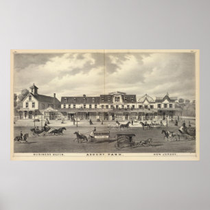 Business block, Asbury Park, New Jersey Poster