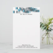 Business_blue_doctor Briefpapier (Staand voorkant)