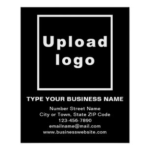 Business Brand Black Glossy Poster Perfect Poster