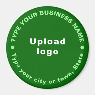 Business Brand Green Round Shape Magnet Magneet