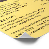 Business Call, Business & Finance Adverteren Poster (Hoek)