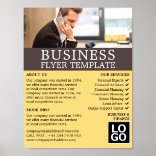 Business Call, Business & Finance Adverteren Poster