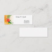 Business Calling Card Mini Mini Visitekaartje (Voorkant / Achterkant)