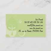 Business car - Carte de visite Landscape (Dos)